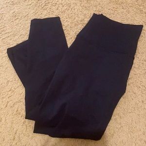 Dark Navy Lululemon mid calf leggings